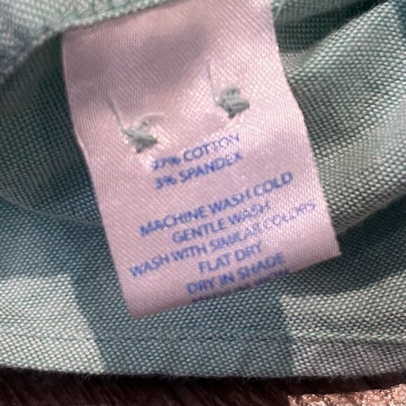 Southern Tide Shirt Mens L Mint Green Classic Fit Button Down Preppy Pop Collar - Picture 6 of 7